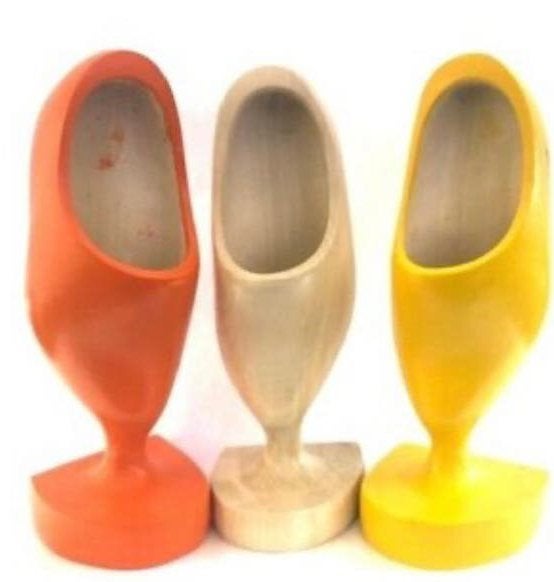 Decoratie klompen / bloemsierkunst (3 stuks), Ophalen of Verzenden, Gebruikt