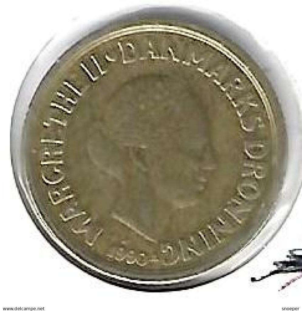 denmark 20 kroner 1990 km 871 vf, Verzenden, Overige landen, Losse munt