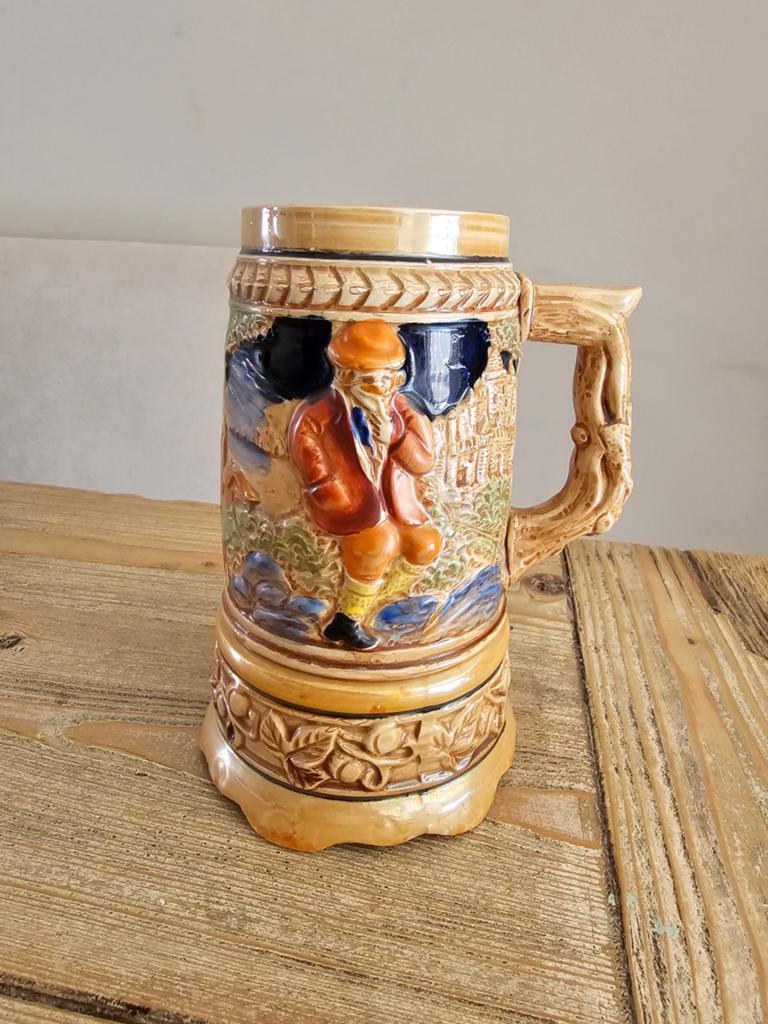 Vintage muzikale bierpul werkend, Ophalen of Verzenden