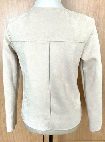 Zara suède look top maat S NIEUW, Beige, Nieuw, Ophalen of Verzenden, Lange mouw