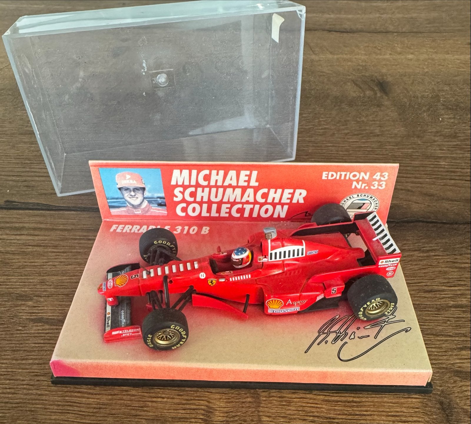 Michael Schumacher Ferrari F310 B - Editie 43 Nr. 33, Ophalen of Verzenden, Zo goed als nieuw, Auto, Overige merken