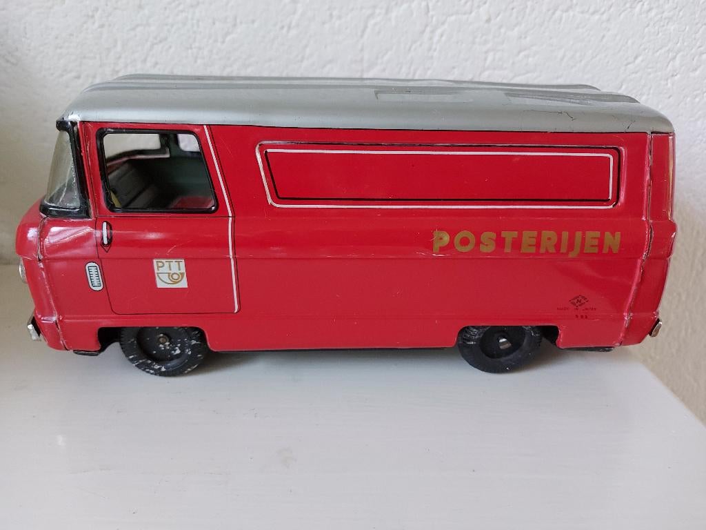 Blikken PTT Posterijen bus, Ophalen of Verzenden, Gebruikt
