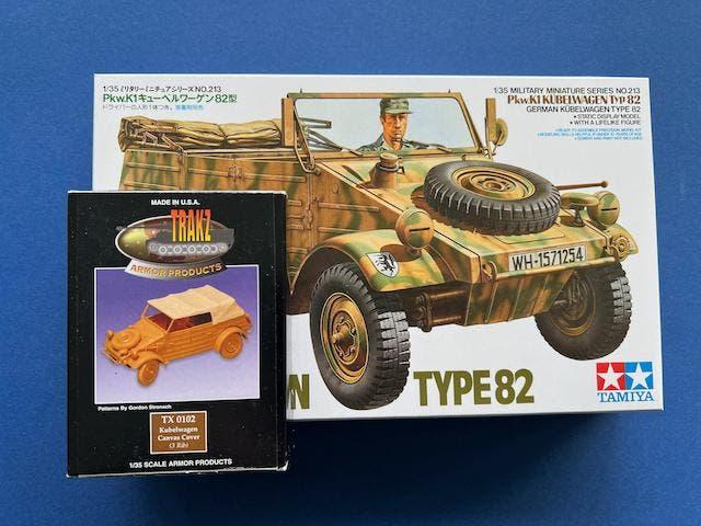 Tamiya kubelwagen met huifje 1/35 35213 TX0102, Tank, Verzenden, 1:32 tot 1:50, Nieuw