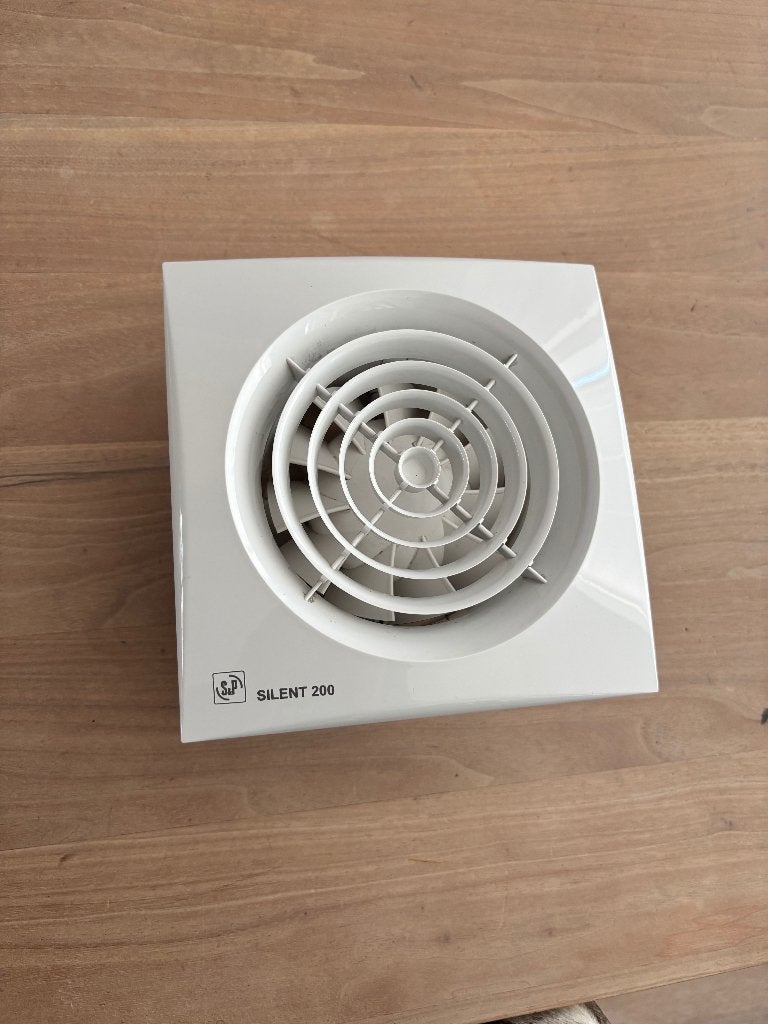 Soler&Palau Silent 200CRZ badkamerventilator Ø 120mm timer, Ophalen, Zo goed als nieuw, Ventilator