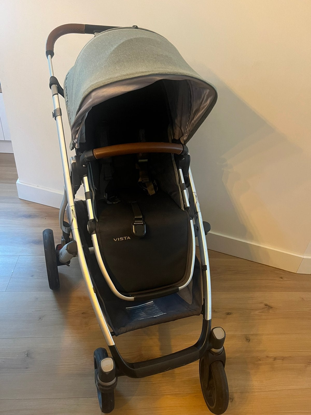 UPPAbaby Vista V2 Emmett Complete + RumbleSeat + PiggyBack, Kinderen en Baby's, Kinderwagens en Combinaties, Ophalen, Gebruikt