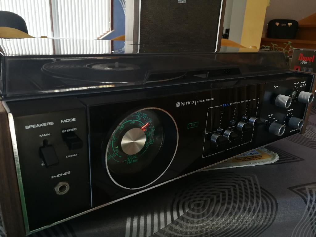 Nivico (JVC) MSL-501L uit 1970 met originele luidsprekers, Ophalen