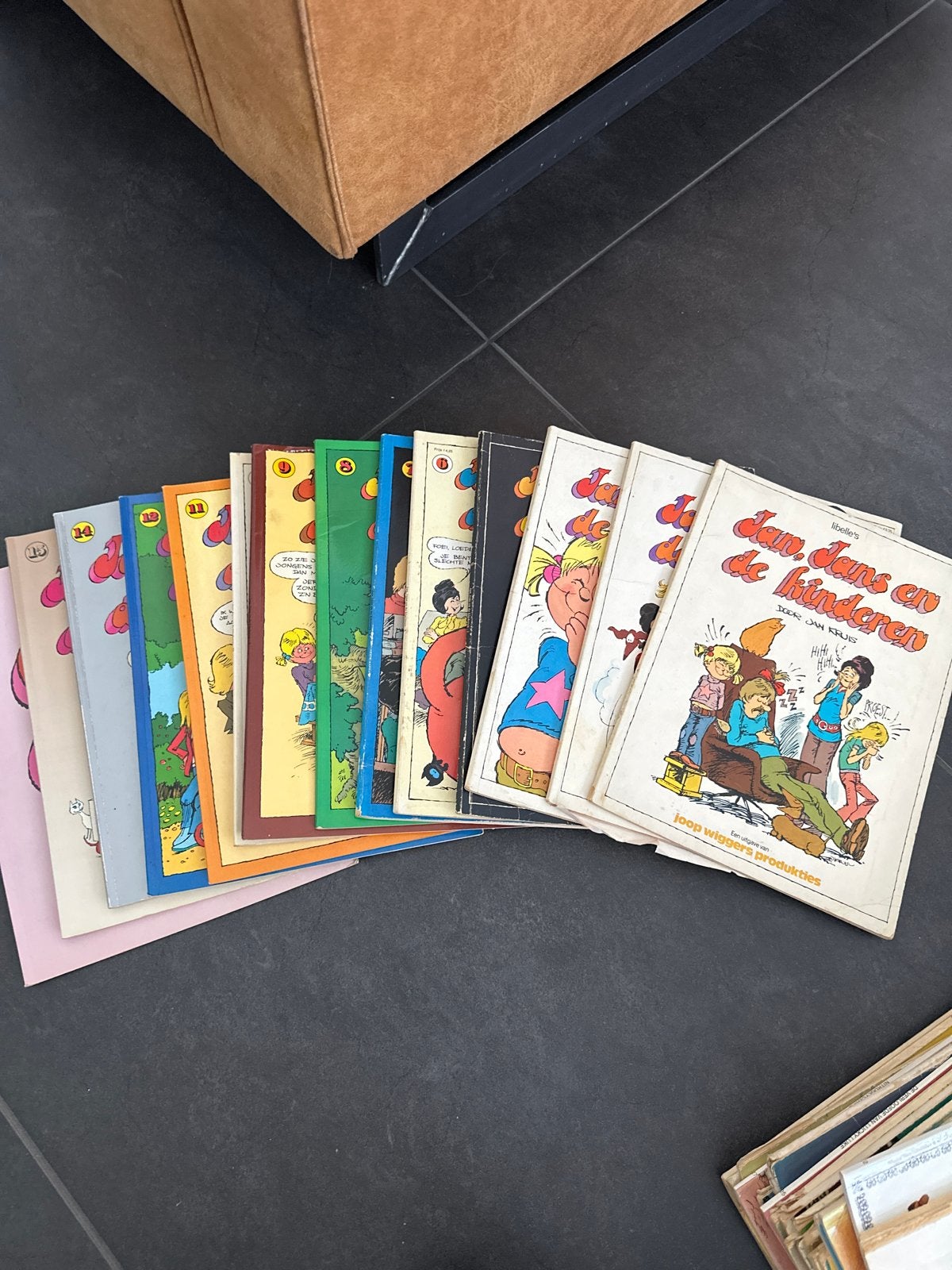 Jan, Jans en de Kinderen - 14 stripboeken, Boeken, Stripboeken, Meerdere stripboeken, Ophalen, Gelezen