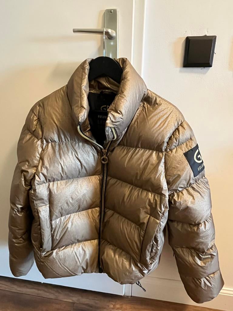 Goldbergh Dames Winterjas - Goudkleurig, Maat 40, Kleding | Dames, Ophalen of Verzenden, Zo goed als nieuw, Maat 38/40 (M), Overige kleuren