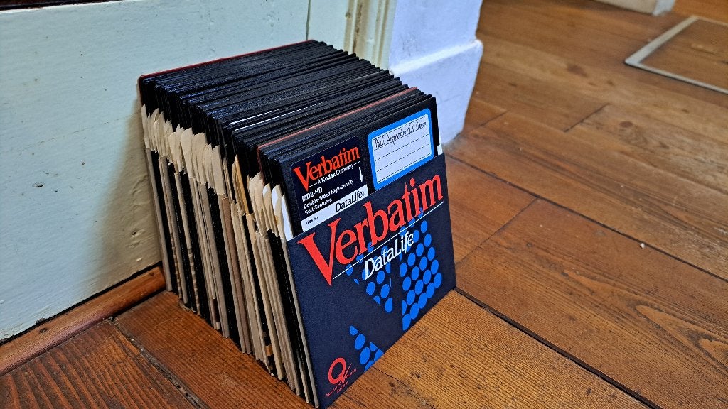 Floppy disks circa 50 stuks, Computers en Software, Vintage Computers, Verzenden, Verbatim