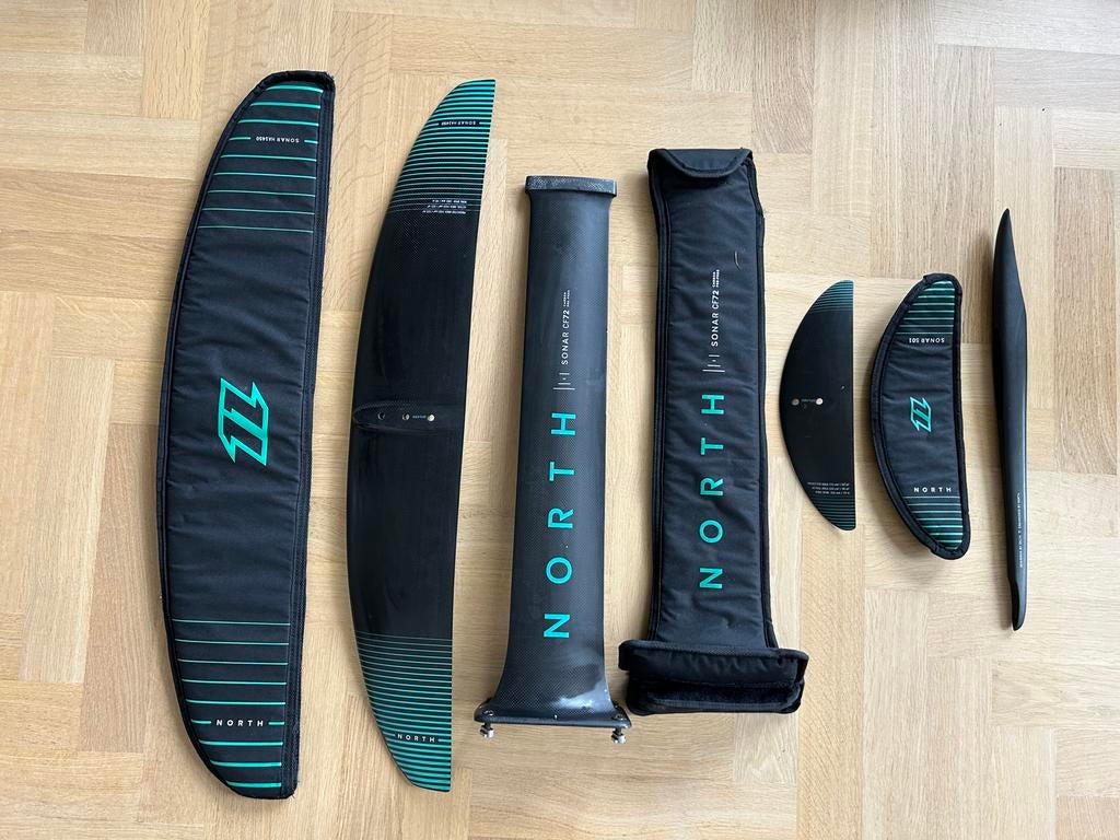 North Sonar Carbon Foil Set, Watersport en Boten, Wingsurfen, Ophalen, Zo goed als nieuw