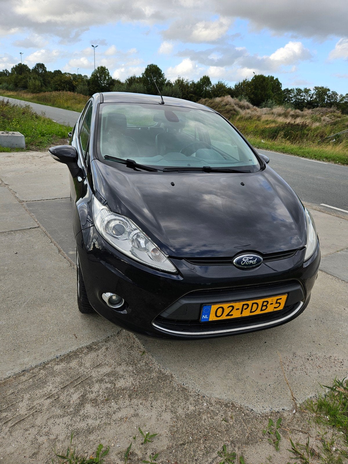 Ford Fiësta 1.6 Tdci 5DR 2011 Zwart GEEN EXPORT, Voorwielaandrijving, 1018 kg, 750 kg, 96 €/maand