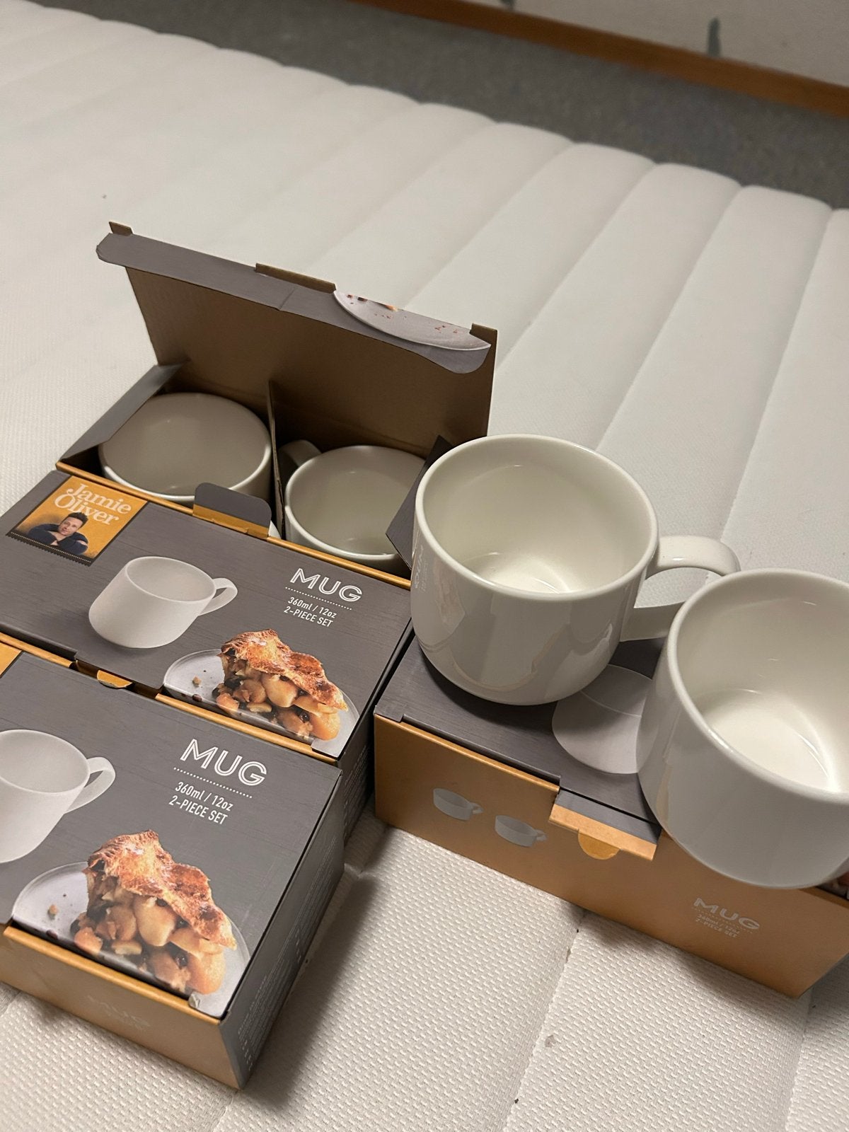 Jamie Oliver Mugs - Set van 8 (nieuw in doos), Overige typen, Nieuw, Ophalen of Verzenden, Steen/keramiek