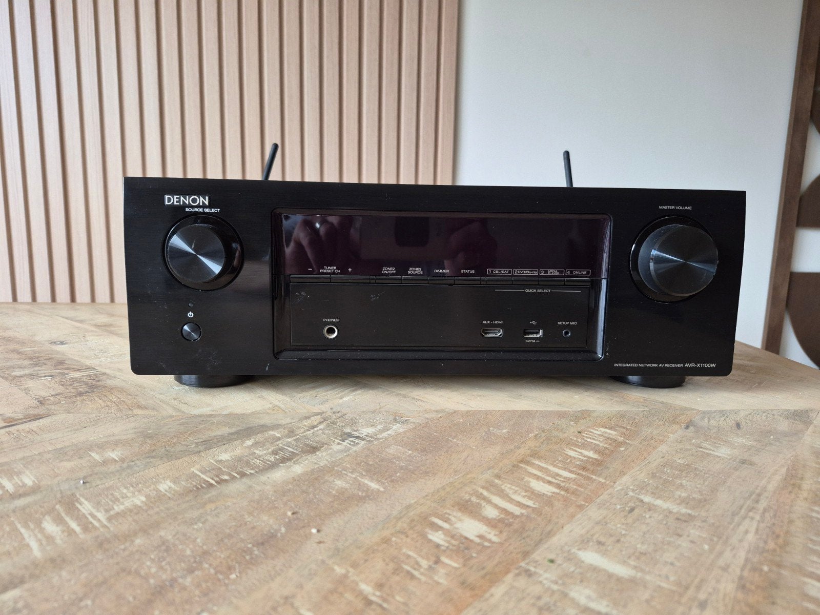Denon 7.2 4K receiver met WiFi en Bluetooth, Ophalen, Denon, Zo goed als nieuw, 120 watt of meer