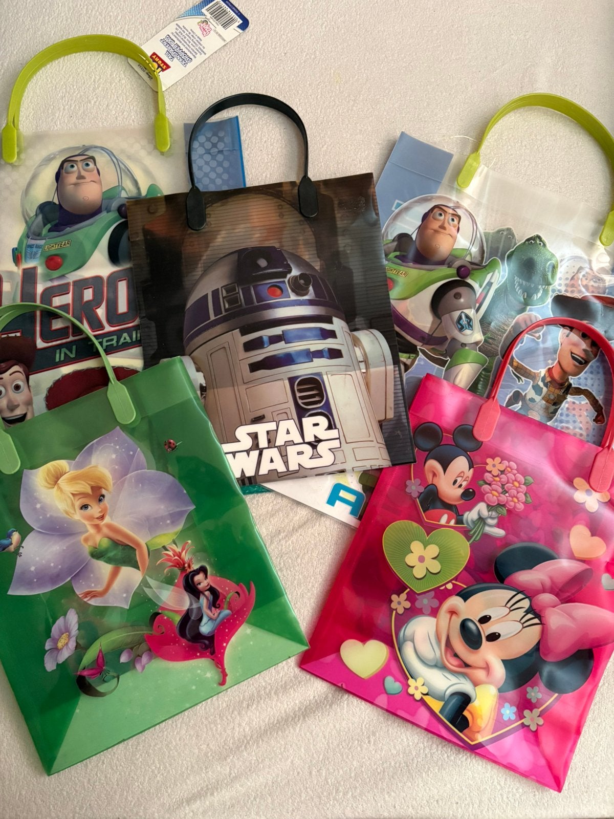 5 stevige Disney kadotasjes, Ophalen of Verzenden, Nieuw