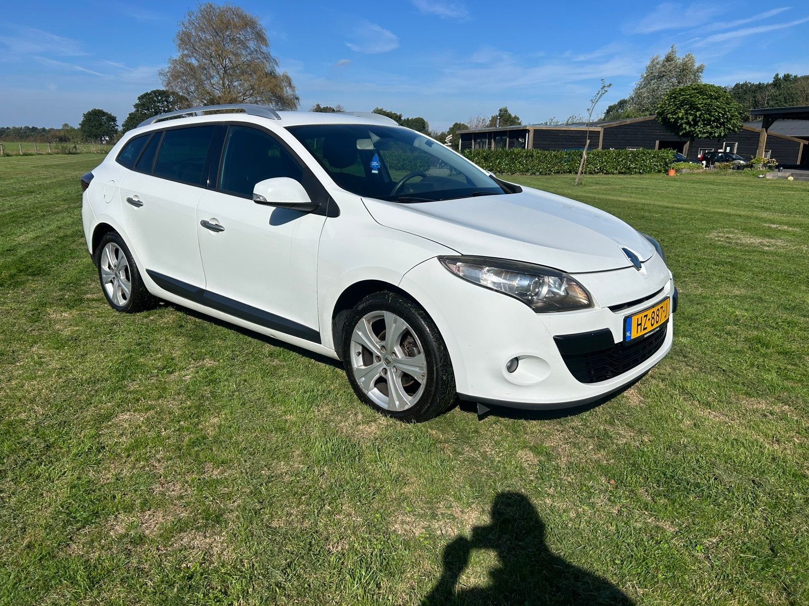 Renault Mégane 1.4 16V TCE 96KW Estate 2009 Wit Defect, Voorwielaandrijving, 657 kg, Zwart, 4 cilinders