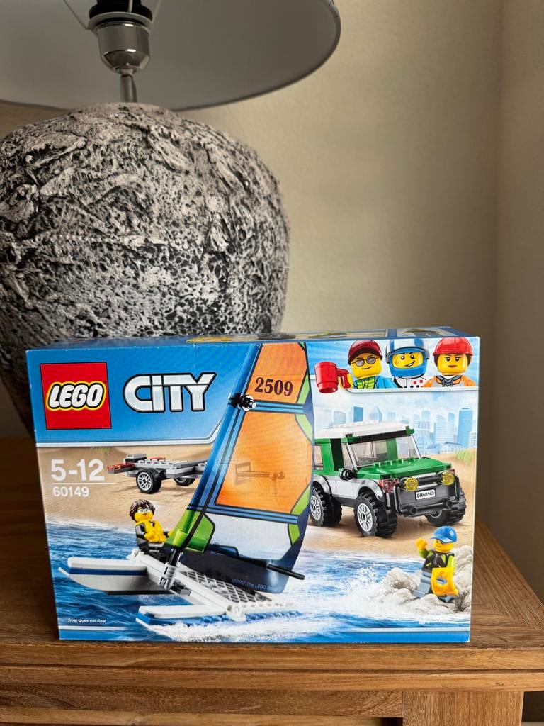 Nieuw LEGO City 60149 4x4 met catamaran, City, Lego, Nieuw, Ophalen of Verzenden