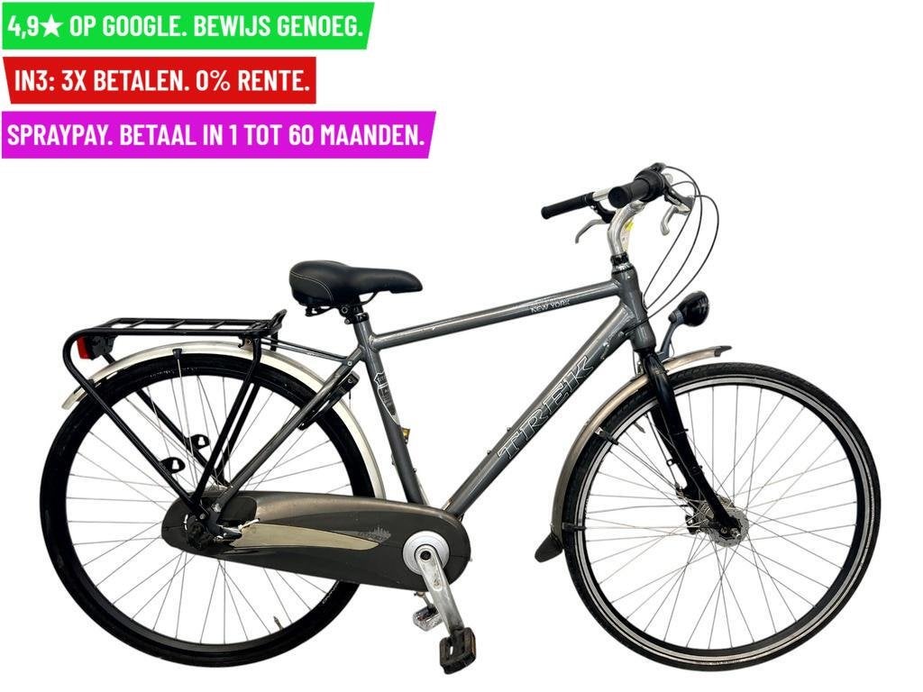 Herenfiets Trek New York 28"/51cm/3ver - Garantie/Levering, Fietsen en Brommers, Fietsen | Heren | Herenfietsen, Overige merken