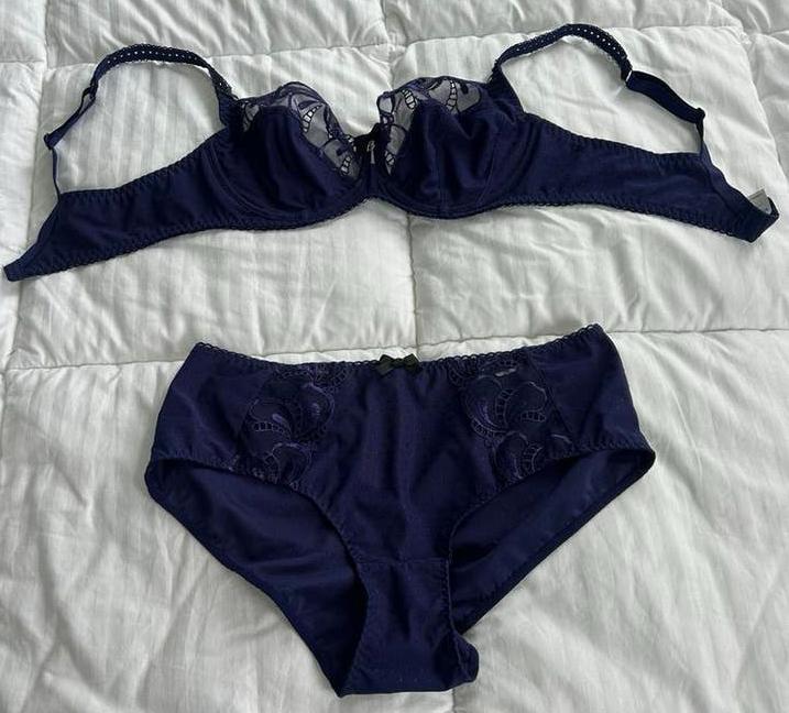 Lingerie maat M, Kleding | Dames, Ondergoed en Lingerie, Ophalen of Verzenden, Blauw, Setje