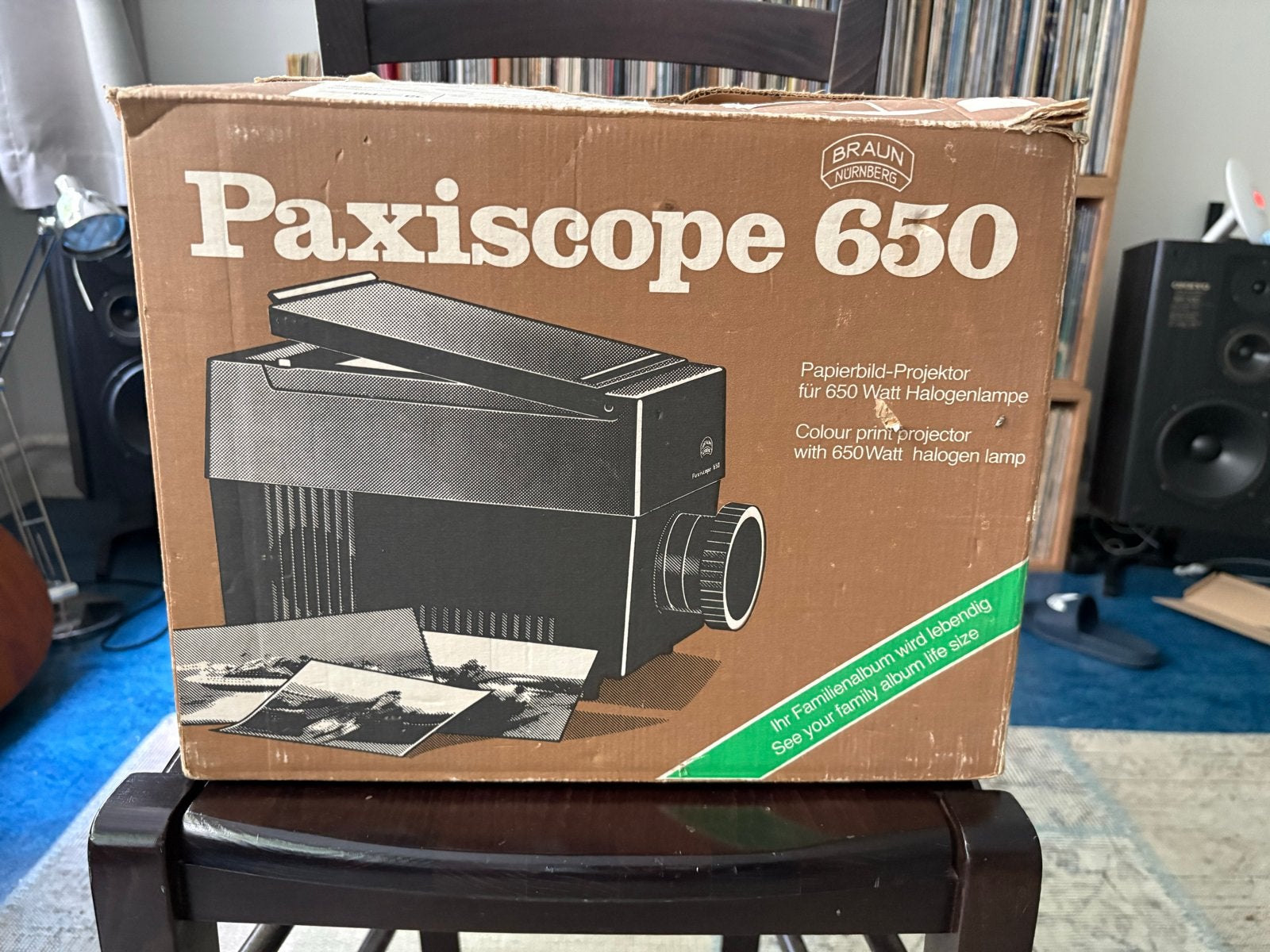 Braun Paxiscope 650 Kleur Papier Projector, Ophalen of Verzenden, Gebruikt, Overige technologieën, Overige resoluties