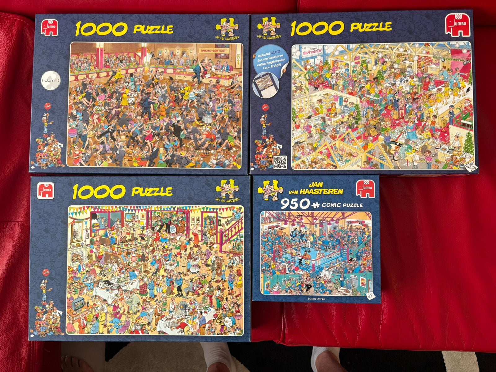 Van Haasteren puzzels, Hobby en Vrije tijd, Denksport en Puzzels, Ophalen, 500 t/m 1500 stukjes, Zo goed als nieuw