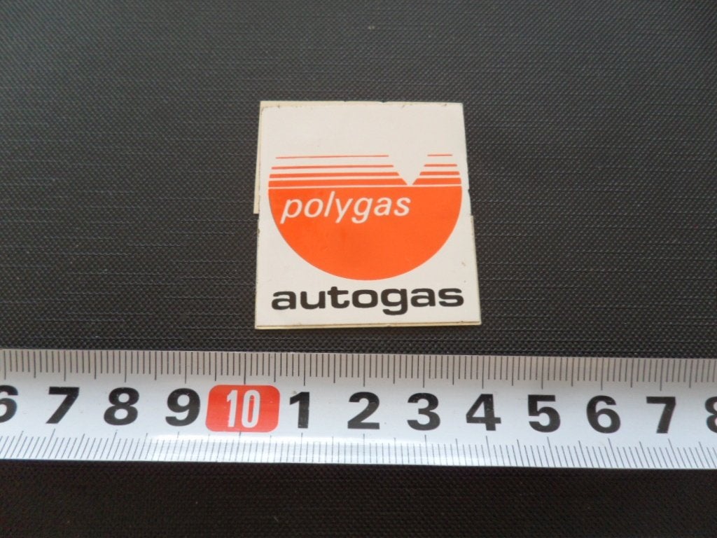 sticker POLYGAS autogas *, Ophalen, Zo goed als nieuw