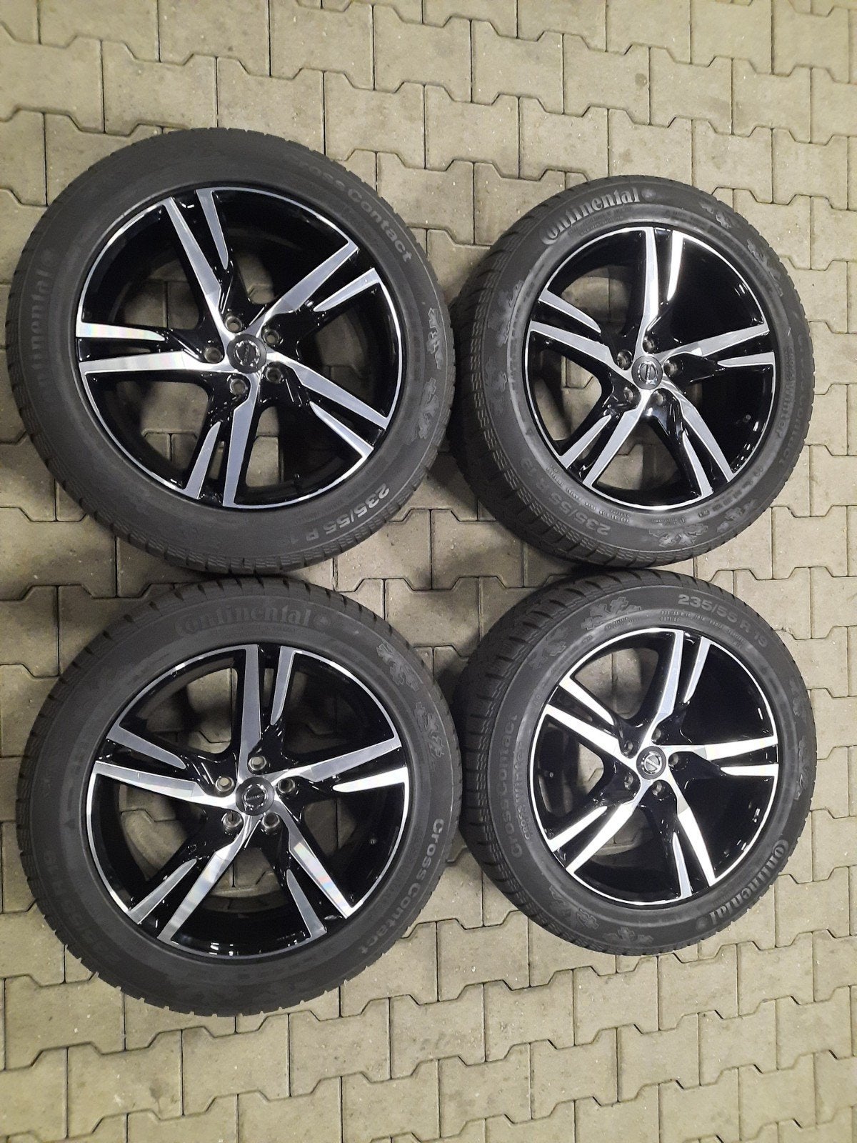 19 inch velgen 5×108 OEM VOLVO XC60 XC40 FORD KUGA WINTERSET, 19 inch, Gebruikt, Banden en Velgen, 235 mm