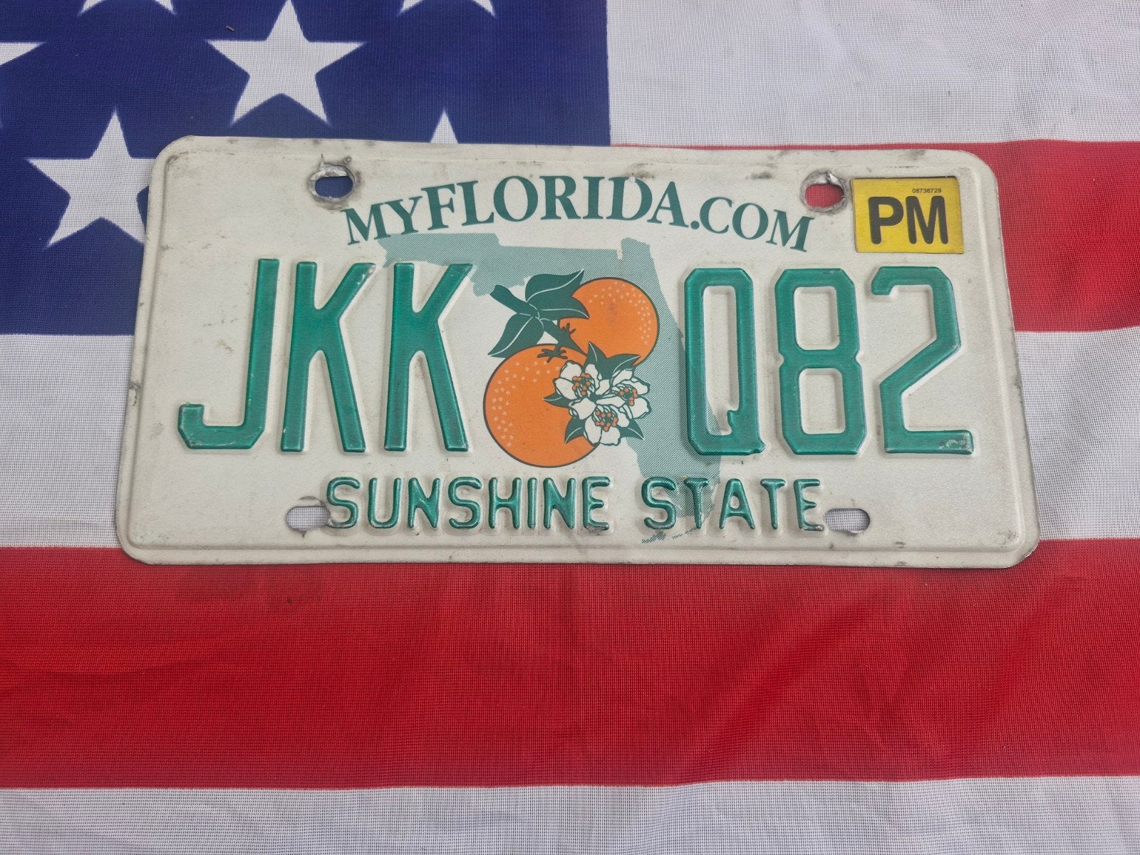 Kentekenplaat Florida USA Nummerplaat nummerbord License VS, Verzenden, Zo goed als nieuw, Auto's