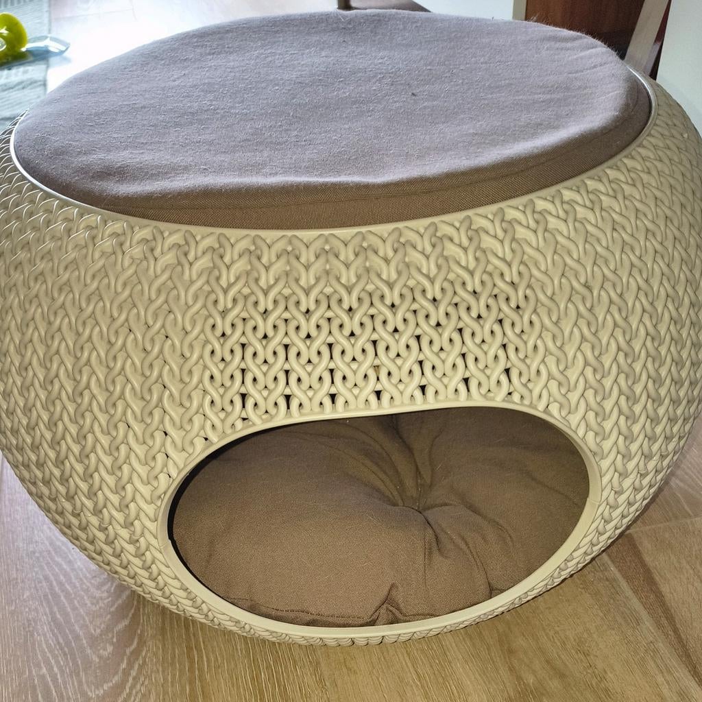 Curver cozy pethome crème kattenmand of hondenmand, Dieren en Toebehoren, Kattenmanden, Ophalen, Zo goed als nieuw