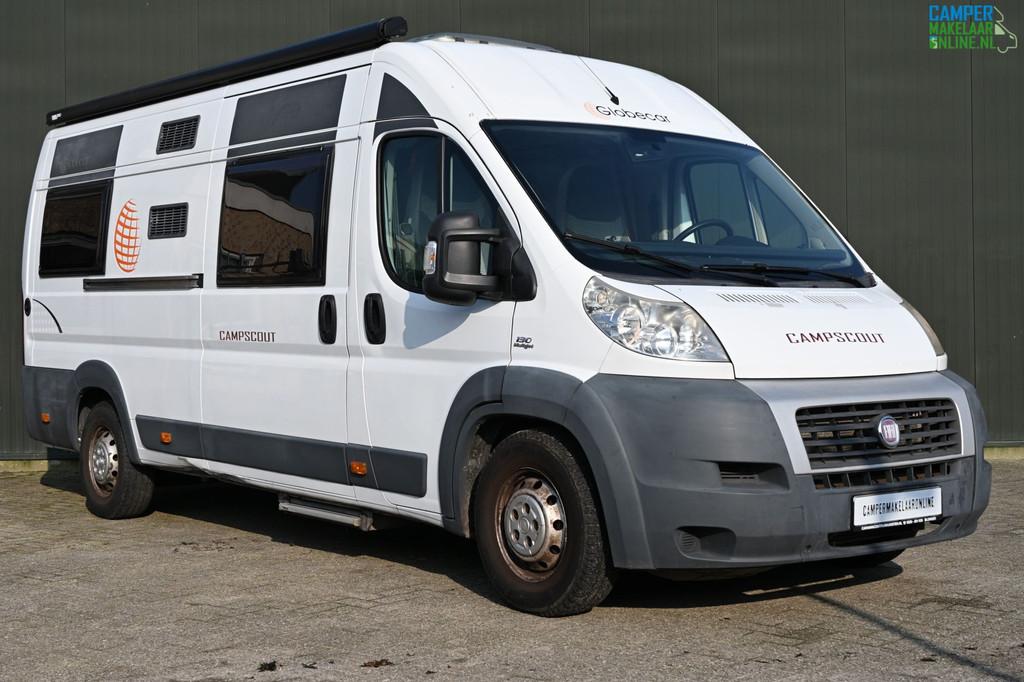 Dethleffs Globecar Campscout 640 '12 Cassetteluifel Zonnepan, Caravans en Kamperen, Campers, Ringverwarming, Tot en met 2, Bedrijf