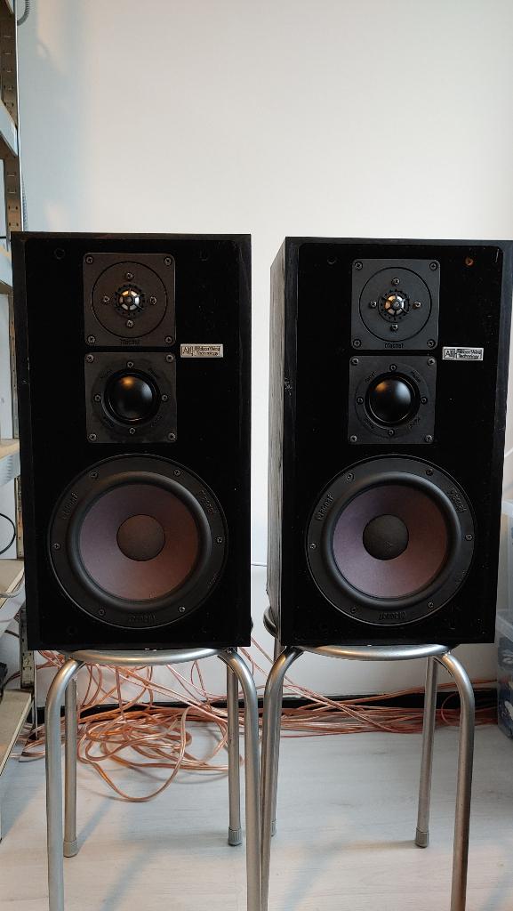Magnat All Ribbon 4 vintage speakers, Audio, Tv en Foto, Luidsprekers, Ophalen, Gebruikt, Magnat, 120 watt of meer