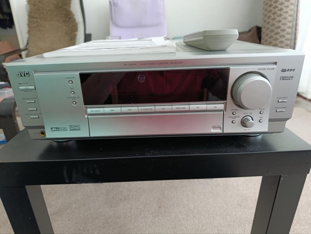 JVC RX-7032VSL versterker, Ophalen of Verzenden, Zo goed als nieuw, 60 tot 120 watt, JVC