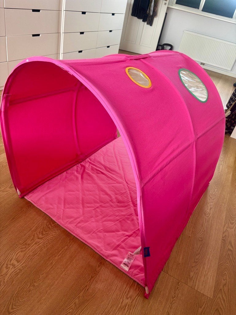 Flexa Basic Nordic kinderbed tunnel, Ophalen, Gebruikt, Minder dan 140 cm, 85 tot 100 cm