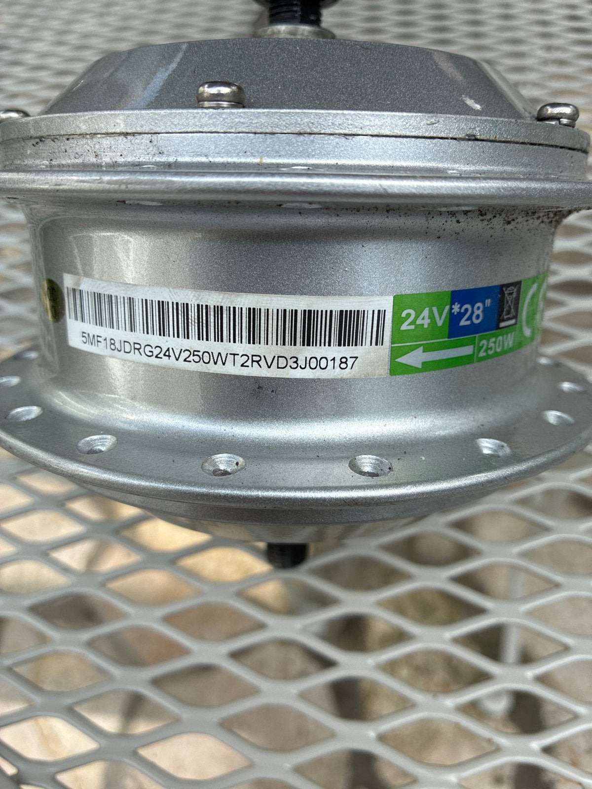 Voorwielmotor 24V 250W nieuw!, Gebruikt, Verzenden, Aa, Er