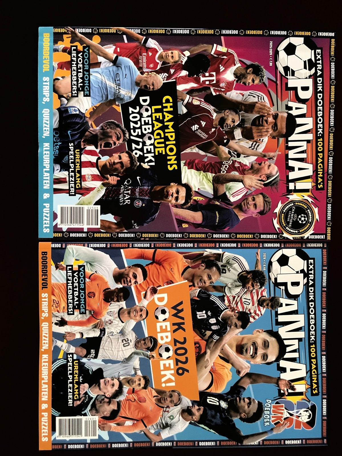 Panna! Voetbal Doeboeken: Champions League & WK 2026, Meerdere stripboeken, Ophalen of Verzenden, Nieuw