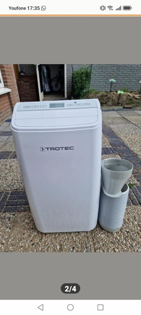 Trotec PAC 3500 E Mobiele Airco - Krachtige Koeling, Witgoed en Apparatuur, Airco's, Ophalen, Gebruikt, Timer, 3 snelheden of meer