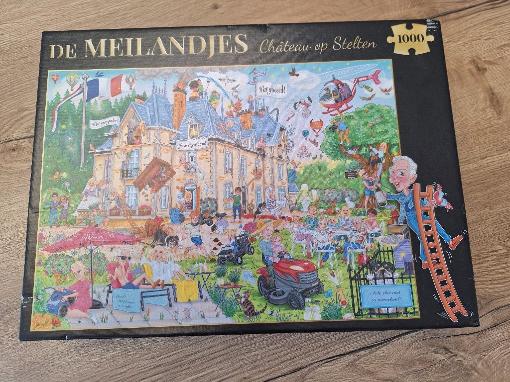 Puzzel: De Meilandjes, Chateau op Stelten (1000 stukjes), Ophalen of Verzenden, 500 t/m 1500 stukjes, Nieuw, Legpuzzel
