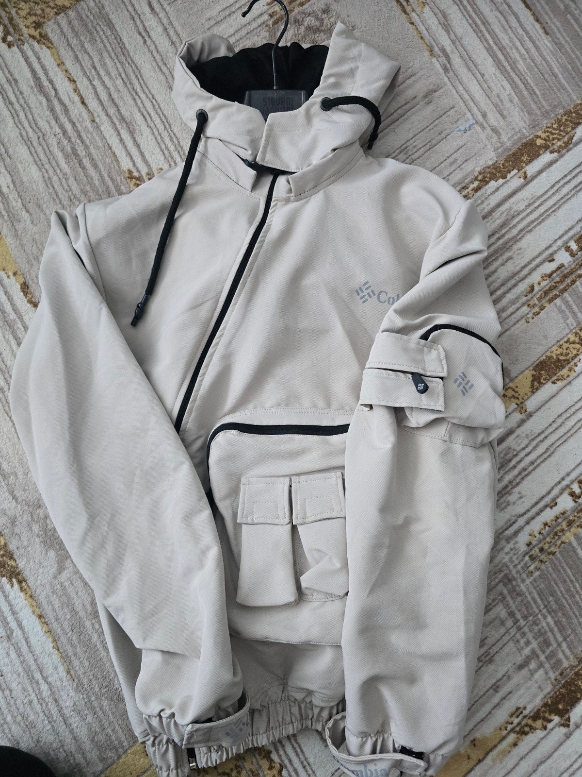 Columbia set: jas en broek - Maat M, Columbia, Maat 48/50 (M), Beige, Ophalen of Verzenden