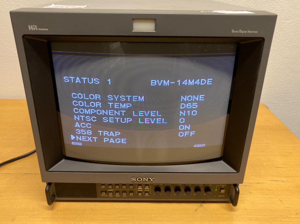 RUIL Sony BVM-14M4DE RUIL, Ophalen, Gebruikt, 50 Hz, Minder dan 40 cm