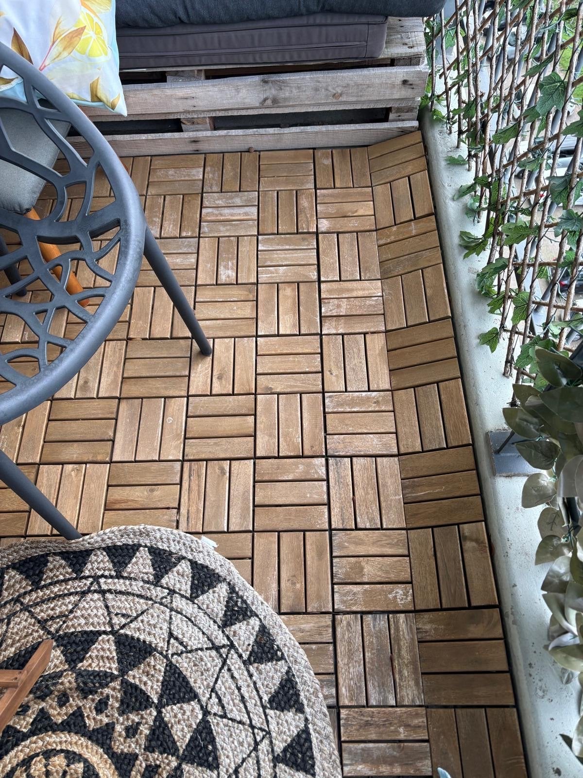 IKEA houten vlonders voor terras of balkon, Tuin en Terras, Ophalen, Gebruikt, Hout