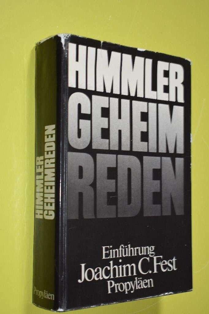 Himmler geheim Rede- 1974- Bradley F. Smith, Boeken, Gelezen, Niet van toepassing, Ophalen of Verzenden, B.F. Smith e.a.