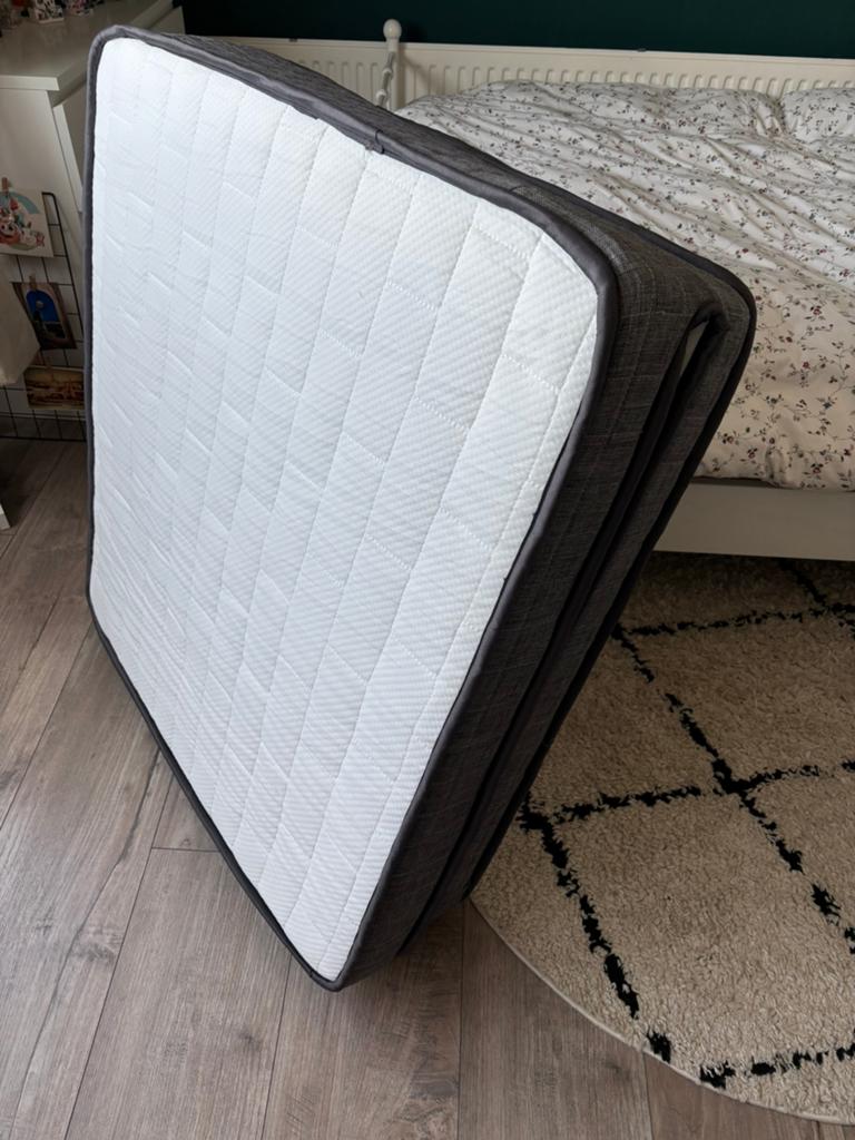 Matras traagschuim opvouwbaar 90x200 nieuw, Ophalen, Zo goed als nieuw, Eenpersoons, 90 cm
