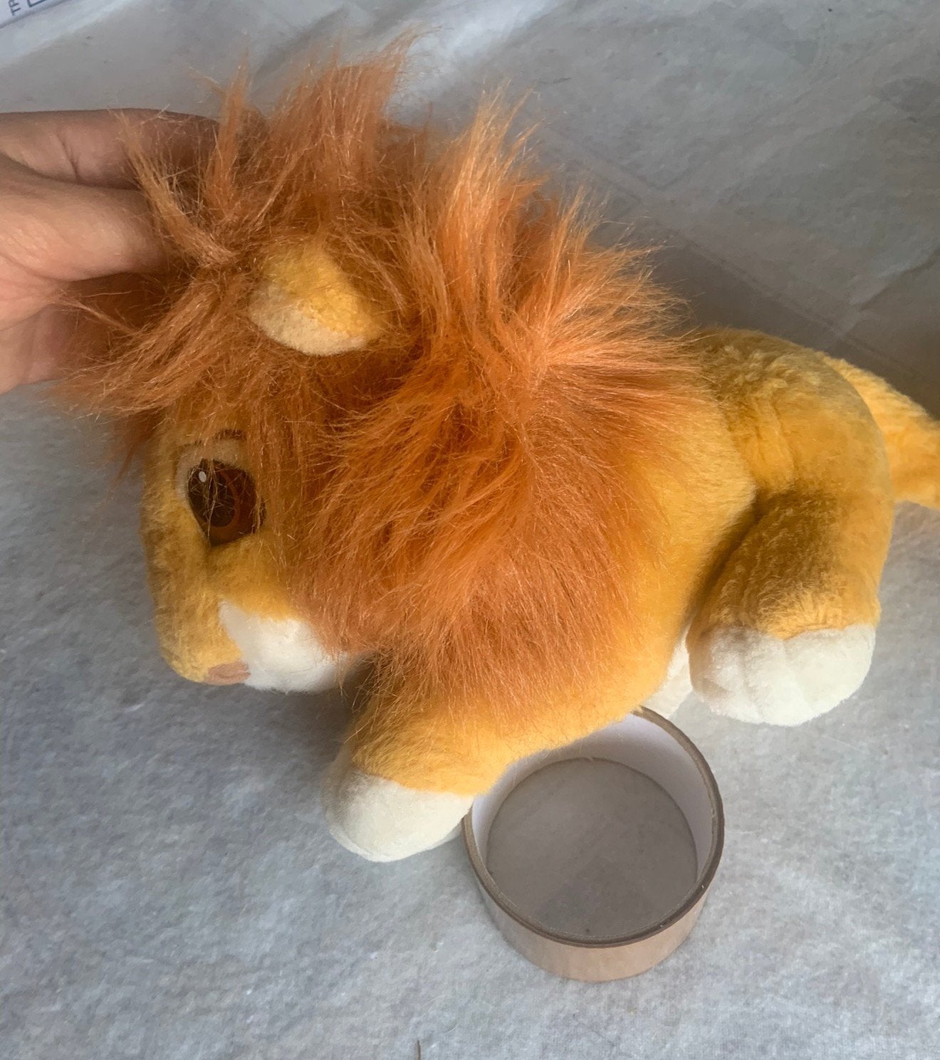 Simba Simba's Disney the lion king 1994 Mattel plush knuffel, Knuffel, Leeuwenkoning of Jungle Boek, Ophalen of Verzenden, Zo goed als nieuw