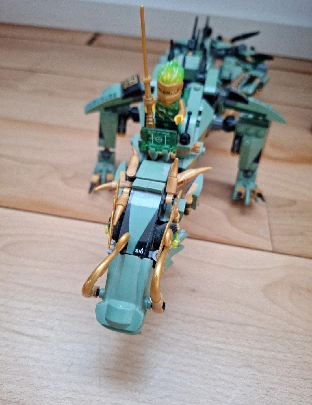 Lego Ninjago Groene Draak, Inclusief minifiguren, Gebruikt, Lego, Ophalen of Verzenden