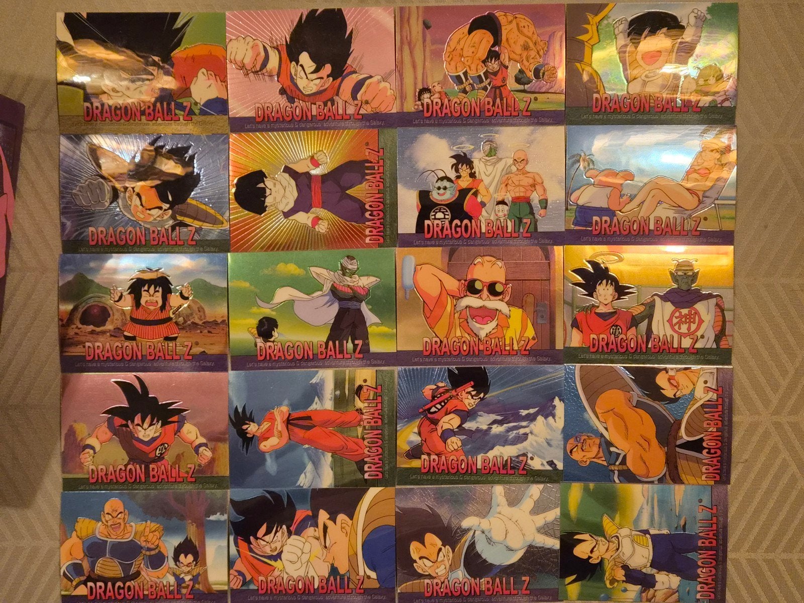 Dragon Ball Z Chromium Kaarten Collectie (44+9), Ophalen of Verzenden, Gebruikt, Meerdere kaarten