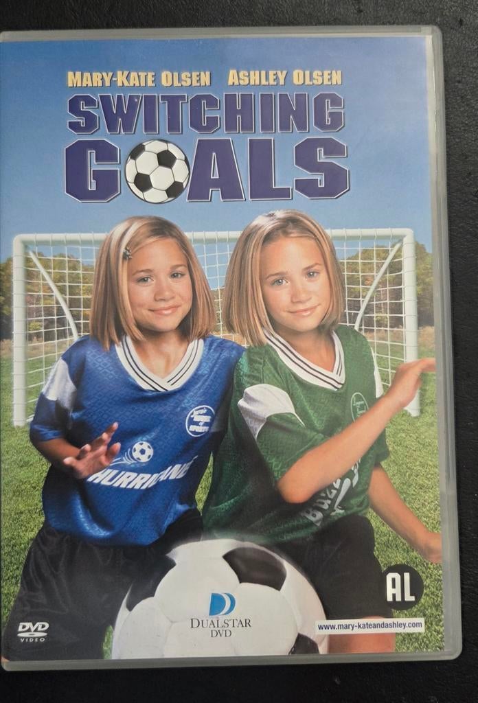 Mary-Kate en Ashley Olsen - Switching Goals DVD, Alle leeftijden, Ophalen of Verzenden, Zo goed als nieuw