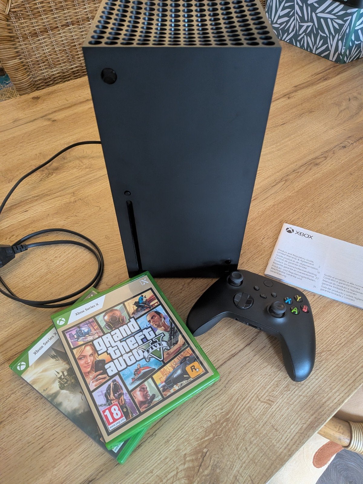 Xbox Series X (1T), games & controller, alles in goede staat