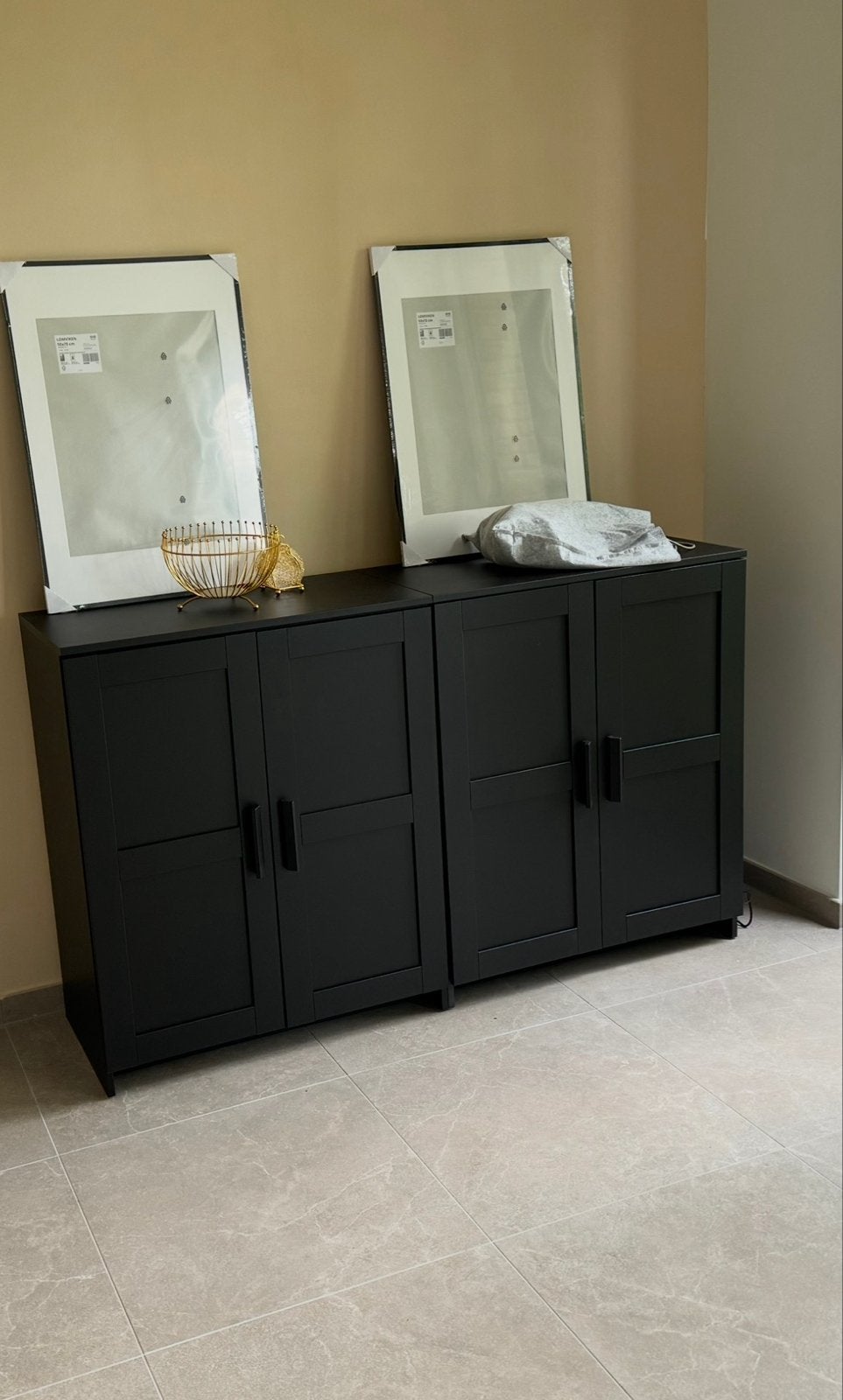 2x IKEA BRIMNES Kasten Zwart - Zo goed als nieuw, Ophalen of Verzenden, Zo goed als nieuw