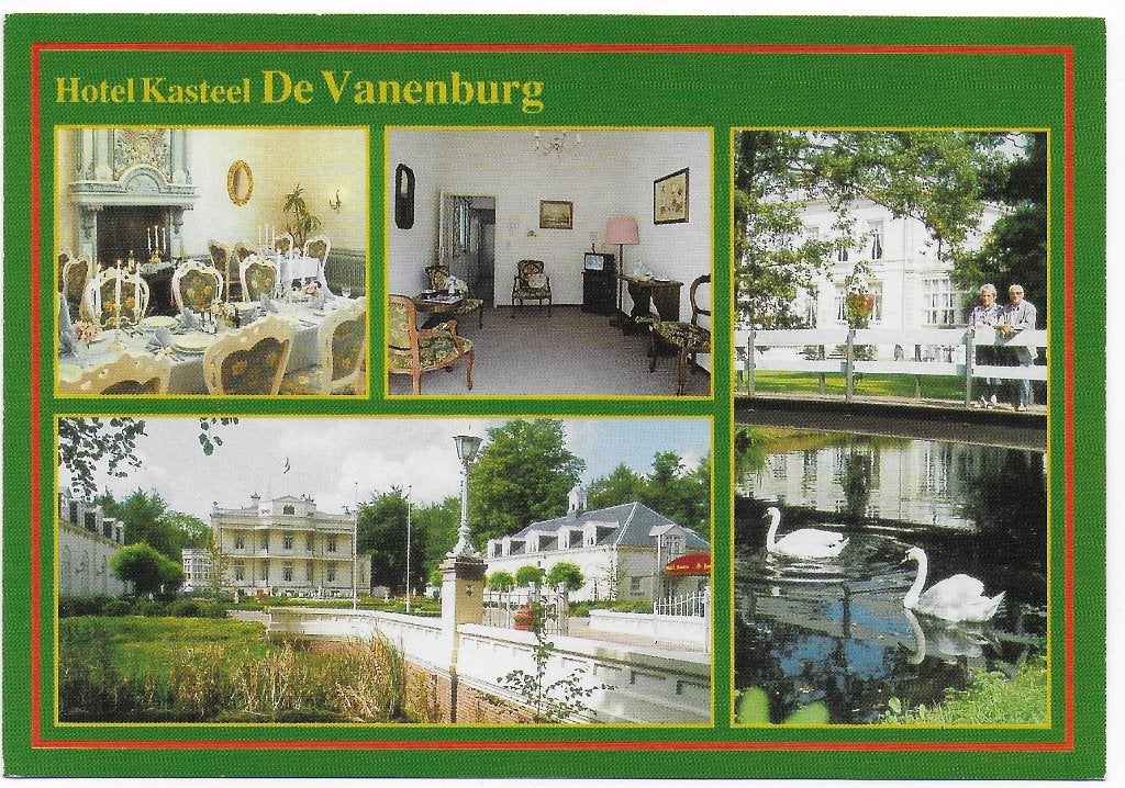 Putten Hotel Vanenburg Gelopen Ansichtkaart ( C6118 ), Ophalen of Verzenden, 1980 tot heden, Gelopen, Gelderland