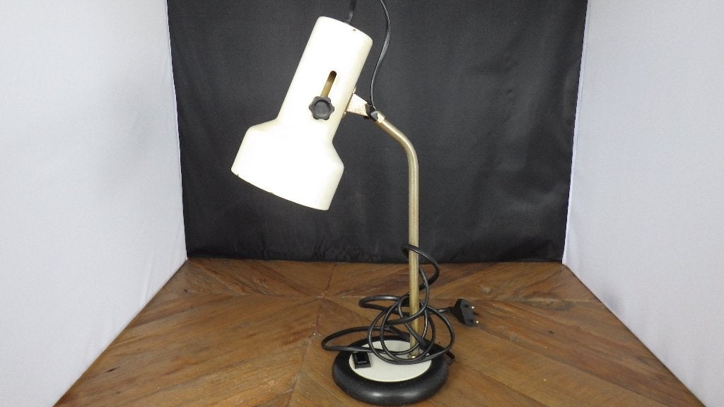 mooie oude bureaulamp uit de jaren '70, Bureaulamp, Gebruikt, Vintage, Meerkleurig