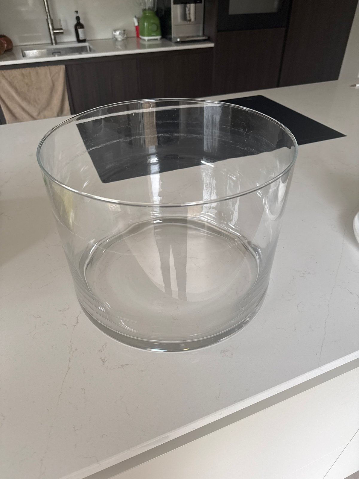 Vissenkom groot goudvissen 34 cm doorsnee, Ophalen, Zo goed als nieuw, Vissenkom